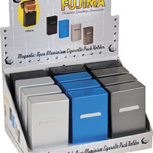 CH45 - (100's) Aluminum Cigarette Case W/Magnetic Close (12ct)
