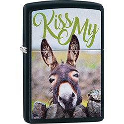 29868 – Kiss My……Donkey Zippo