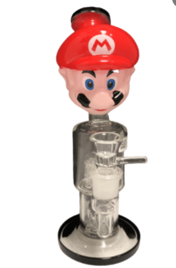 WP4M – (Mario) 11″ Character Head Water Pipe