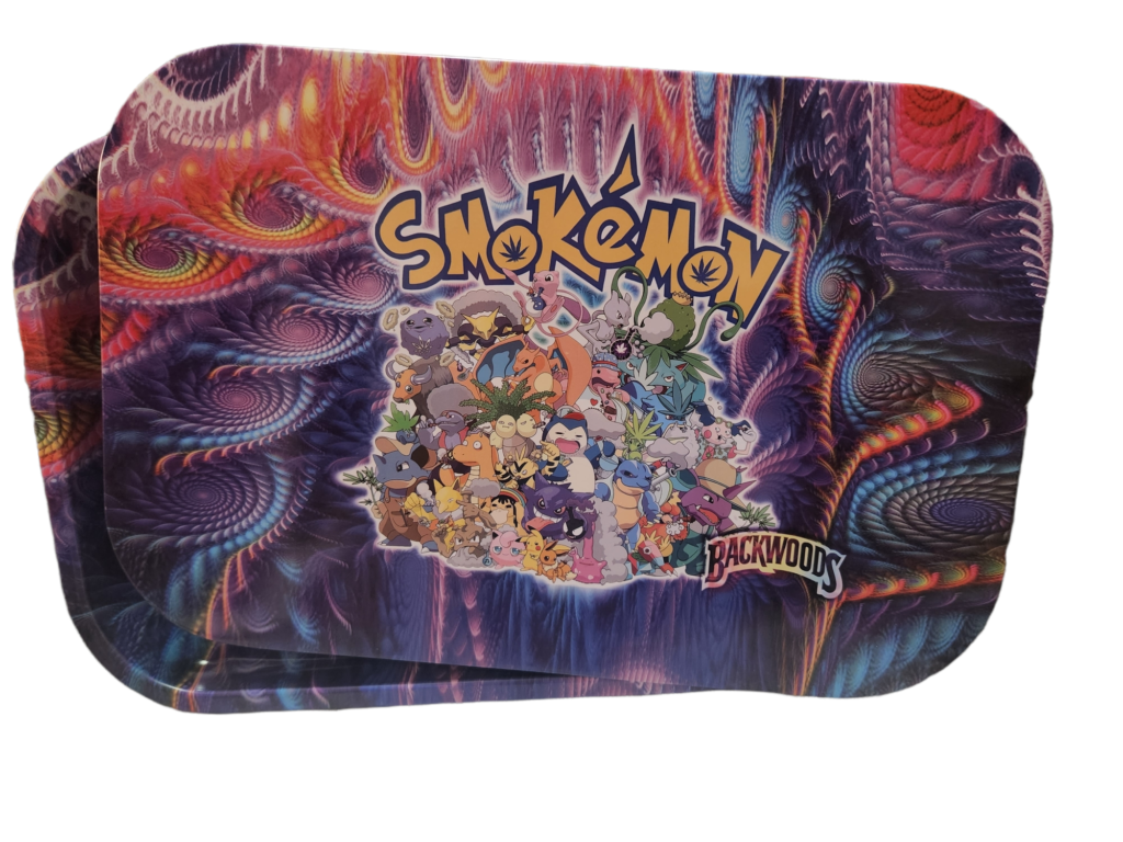 TR23 – Smokemon BackWoods 11×7 Med. Rolling Tray W/Magnetic Lid