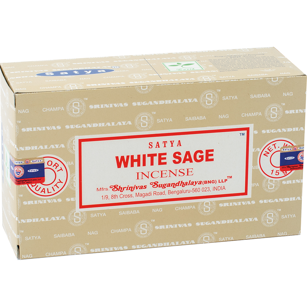 NWS – (White Sage) Satya 15gr. Incense (12ct.)