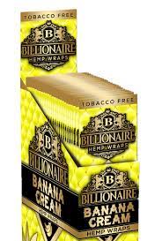 BWBC – (Banana Cream) Billionaire Hemp Wraps (25ct.)