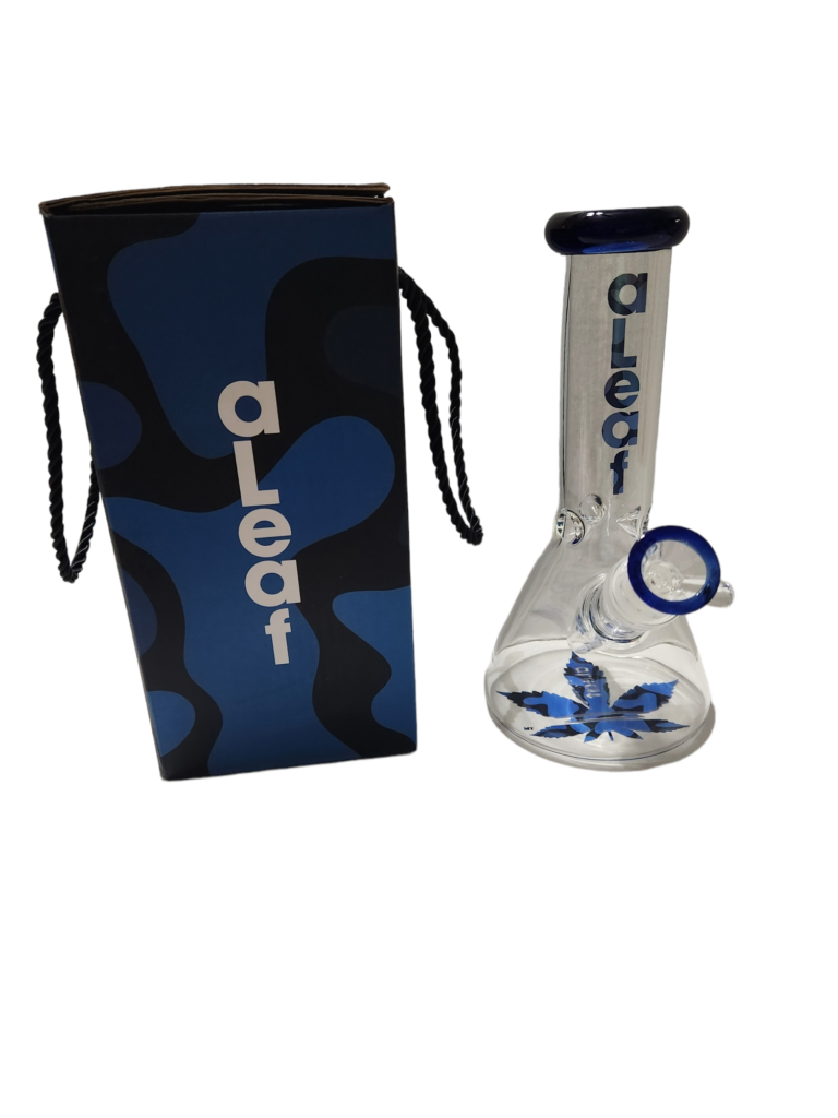 WP3BL – (Blue) Aleaf 8″ Beaker Water Pipe W/Gift Box
