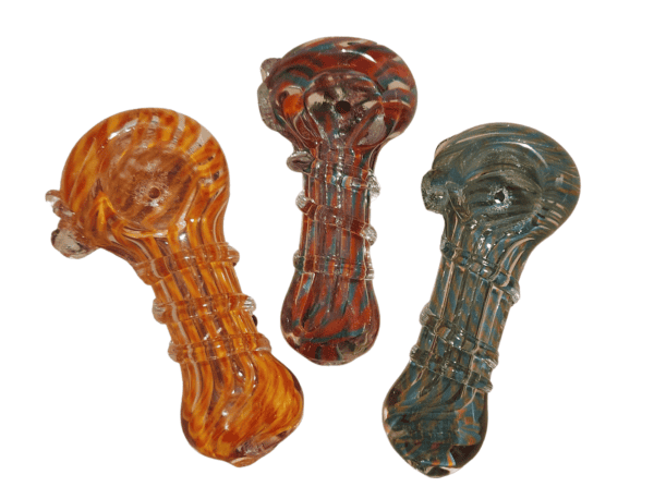 GP32 - 3" Colorful Lattice Glass Pipe