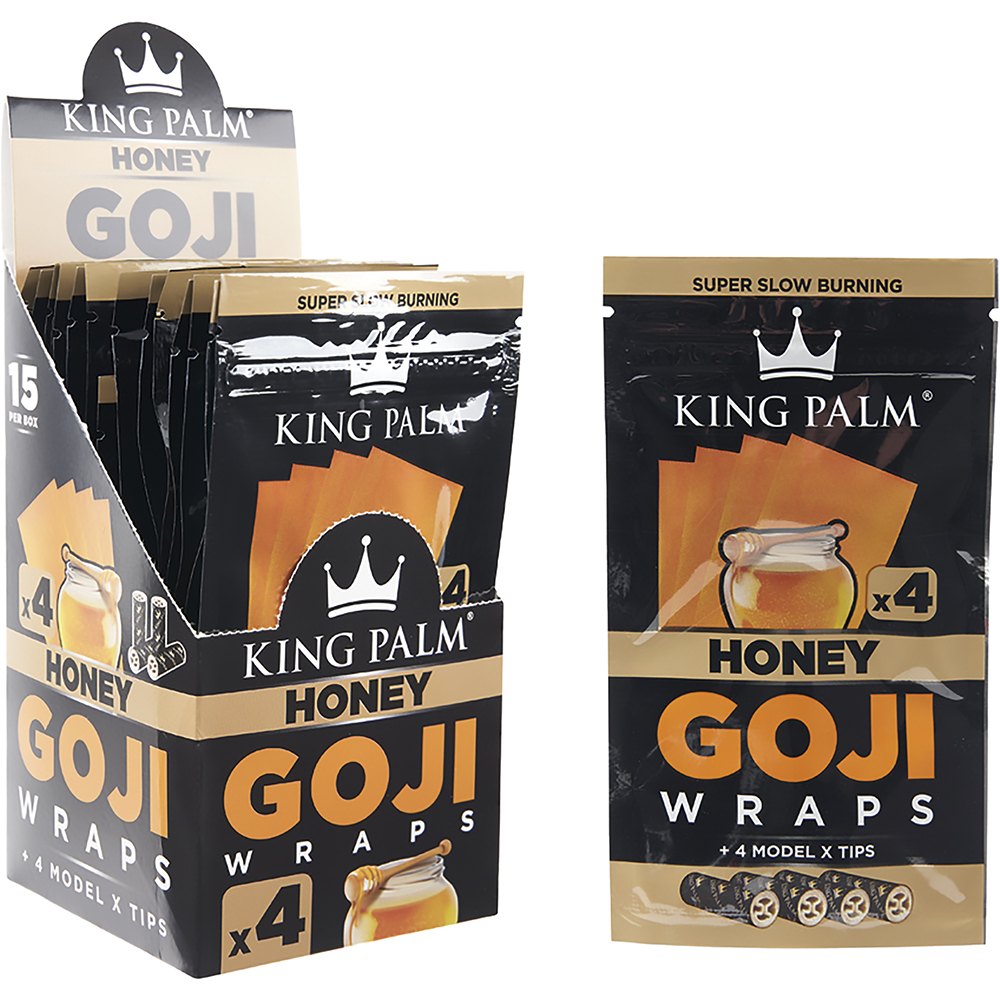 KGH – (Honey) King Palm Goji Berry Wrap 4Pk. (15ct.)