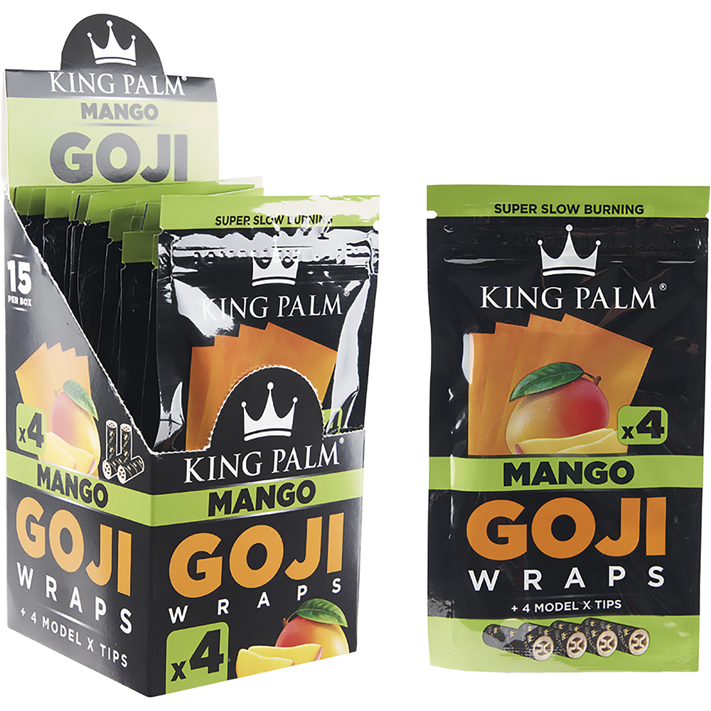 KGM – (Mango) King Palm Goji Berry Wrap 4Pk. (15ct.)