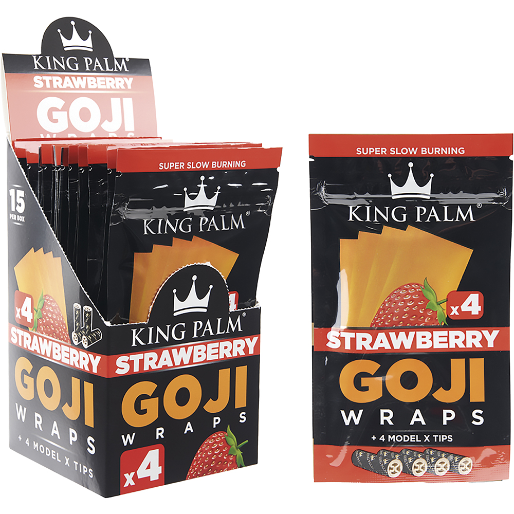 KGS – (Strawberry) King Palm Goji Berry Wrap 4Pk (15ct.)