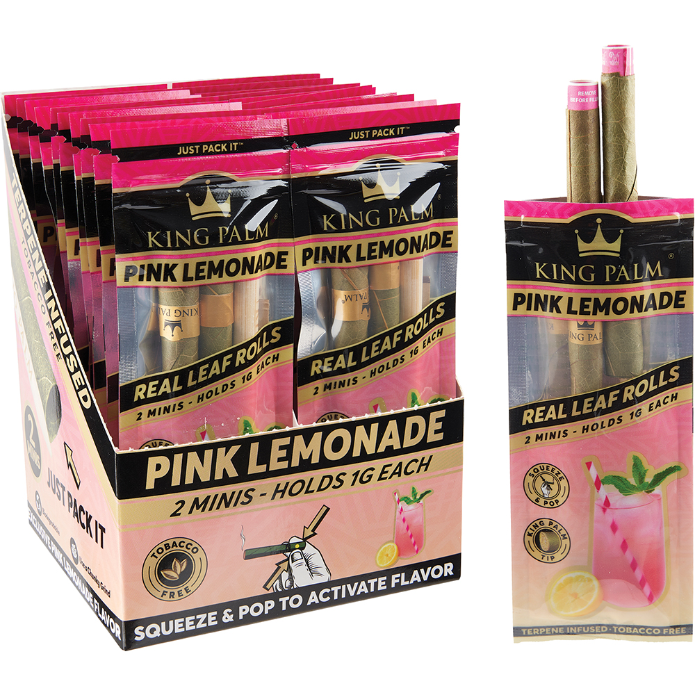 KPPL – (Pink Lemonade) King Palm Mini Rolls pk. (20ct.)