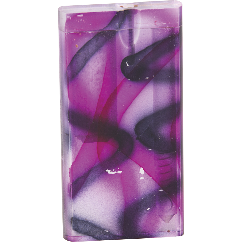 TT78 – 4″ Pink Art Acrylic Dugout W/Bat