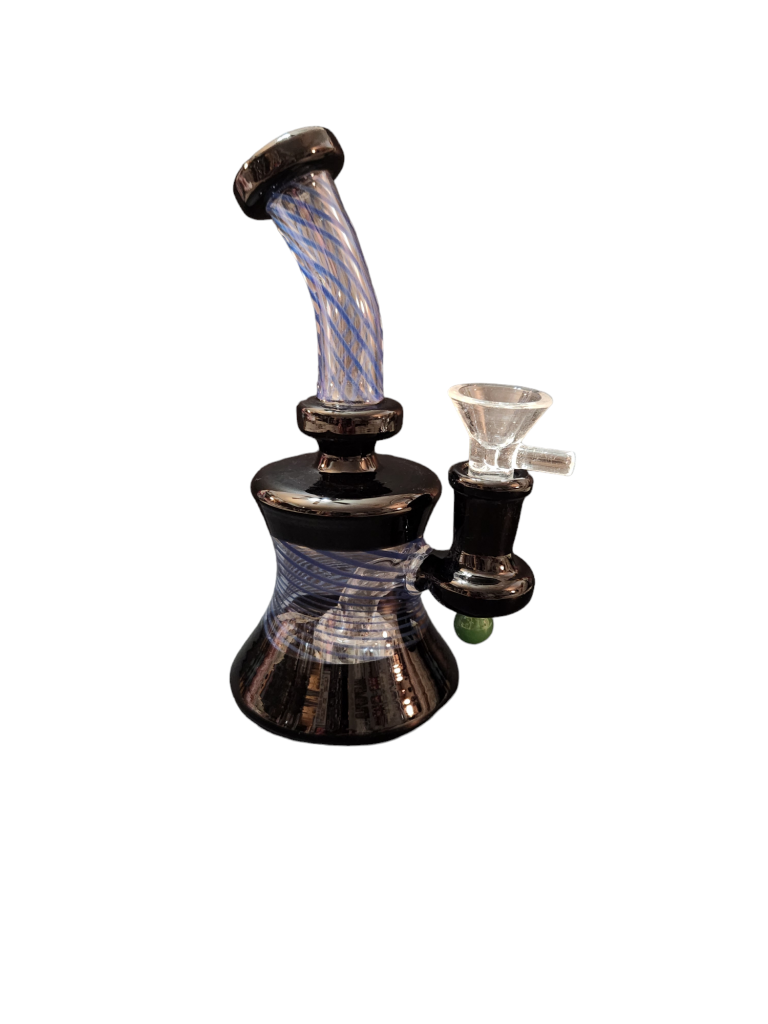 WP175 – 6″ Sleek Design Glass Water Pipe