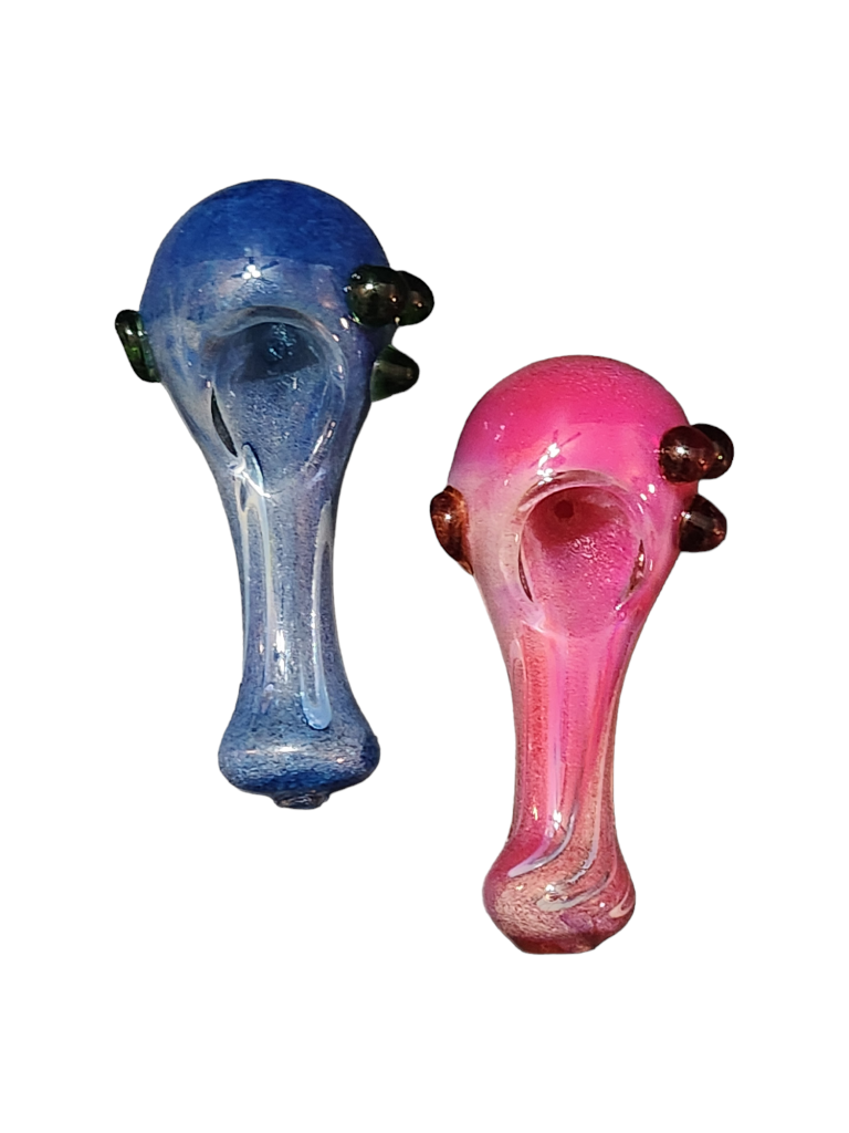 GP361 – 3″ Frit Color With Bead Glass Pipe