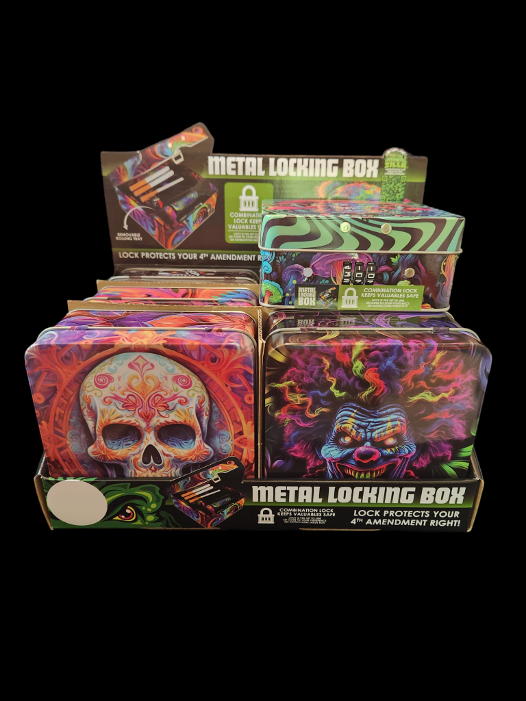 8604 – Smoke Zilla Metal Locking Box (6ct.)