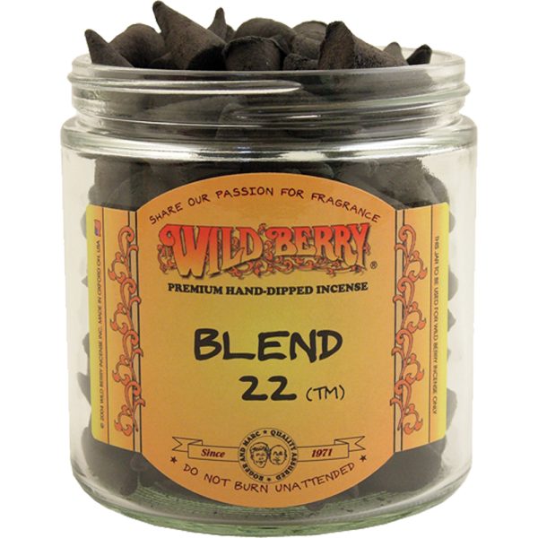 IS16BL - (Blend 22) Wild Berry Incense Cones Refill (100ct.)