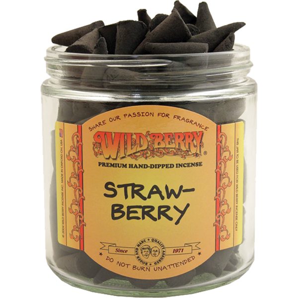 IS16ST - (Strawberry) Wild Berry Incense Cones Refill (100ct.)