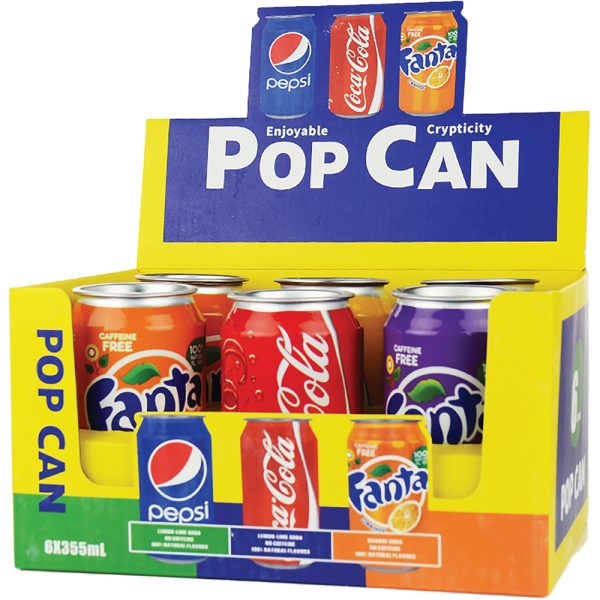 CAND1 - Asst. Soda Storage Cans (6ct.)