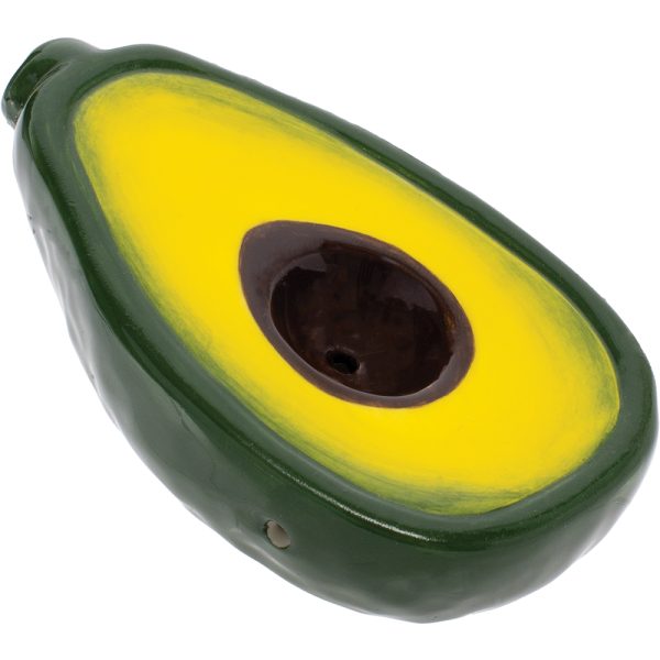 CP108 - 3.5" Avocado Wacky Bowlz Ceramic Pipe