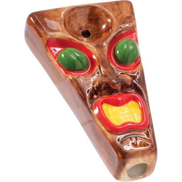 CP125 - 3.5" Tiki Wacky Bowlz Ceramic Pipe