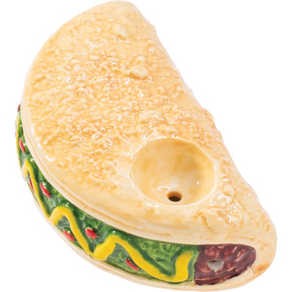 CP143 - 3.5" Taco Wacky Bowlz Ceramic Pipe