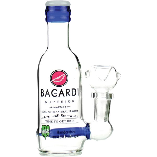 PWB401M - 5" Bacardi Shot Bottle Water Pipe