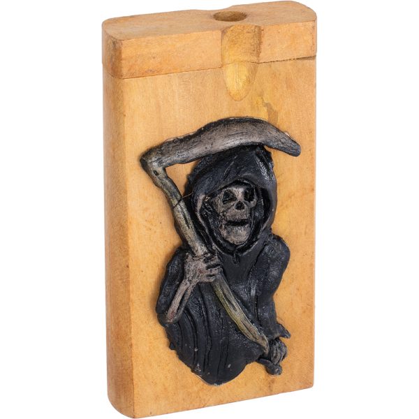 TTE26 - 4" 3D Soul Hunter Wood Dugout W/Bat