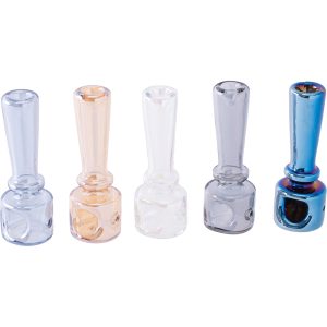 PH163 - 4.3" Electro Plating Glass Hand Pipe