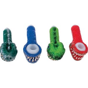 PH263 - 5" Crocodile Hand Pipe (Asst. Colors)