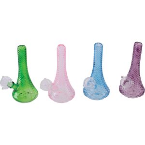 PW219 - 5.4" Flower Vase Glass Water Pipe