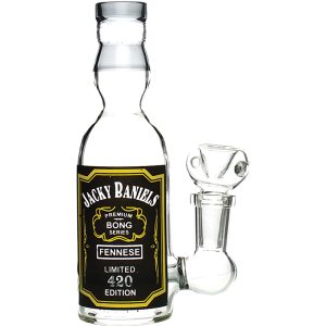 PWB408M - 6" Mini Jacky Rig Shot Bottle Water Pipe