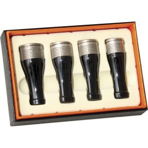 HS50 - Cigar Holder Metal Tips W/Plastic Holder (4pc. Set)