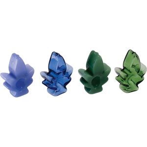 PH186 - 3" Leaf Glass Hand Pipe (Asst. Colors)