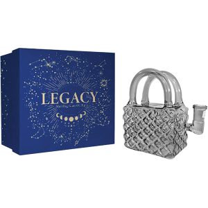 PWB167 - 5" Handbag Water Pipe W/14mm Banger (Asst. Colors)