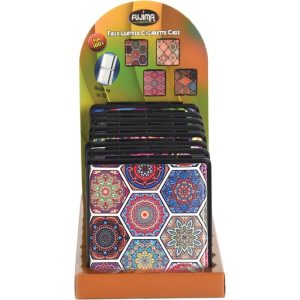 CLC44 - (100's) Paisley PU Leather Cig. Case (8ct.)