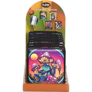 CLC48 - (100's) Trippy PU Leather Cig. Case (8ct.)