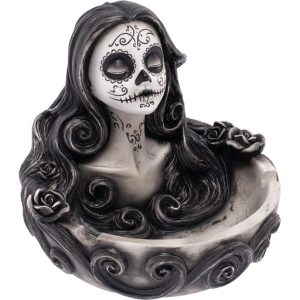 LT268 - 5.1" Female Day Of The Dead Ashtray