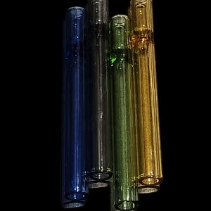 SET14 - 4.5" Asst. Color Glass One Hitter (4ct. Set)
