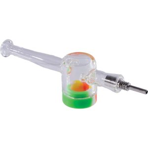 NC28 - 7" Nectar Collector With Silicone Catch (Asst. Colors)