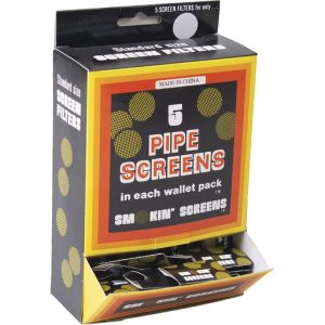 PIPEGH - (Heavy Weight) Gold Pipe Screens 5pc/Pk. (100ct.)